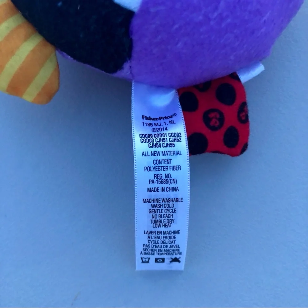 Fisher-Price Owl Gracey Laugh Sensory Toy Tag